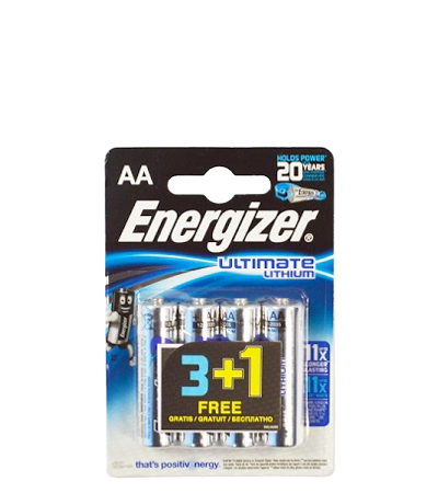 Ultimate AA piles lithium, 4 unités – Energizer : Pile et batterie